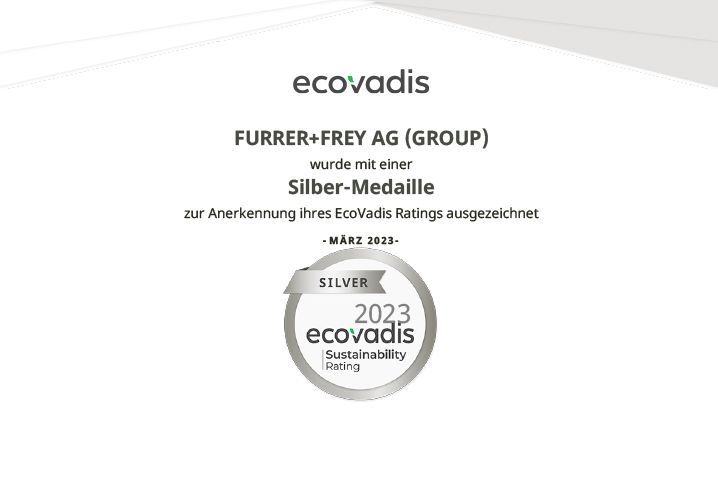 Silver medal in sustainability rating