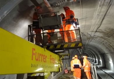 Half of Wolf tunnel is restored